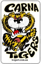 Carna Tigers WEG Fridge Magnet Includes POST WITHIN AUSTRALIA